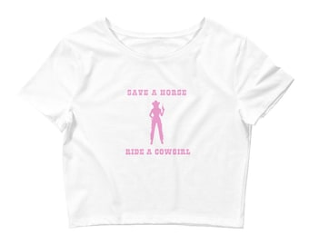 Save a Horse Ride a Cowgirl Baby Tee