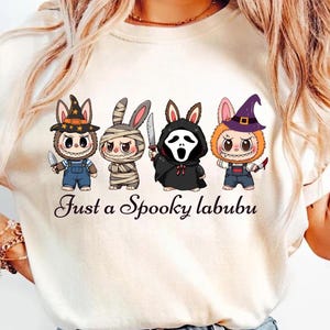 Just a Spooky Monsters Shirt, Spooky Doll Monster Characters Sweatshirt, Horror Cartoon T-shirt, Funny Monsters Summerween Tee, Perfect Gift