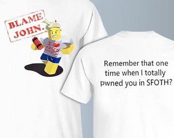 Shedletsky Blame John T-shirt, Shedletsky Forsaken Hoodie, Roblox