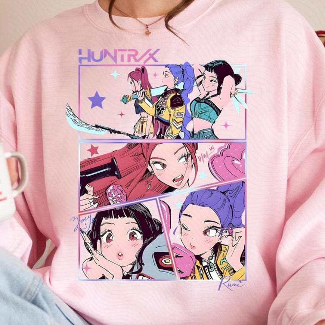 Kpop Demon Hunters Shirt, Huntrix Girl Shirt, Kpop Idol Group