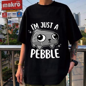 Funny Gift, Dandy&#39;s World Shirt, Love Dandy&#39;s Shirt, Dandy&#39;s World Pebble It&#39;s Just a Pebble The World of Dandy T-shirt