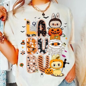 Halloween Shirt, Labubu Halloween Shirt, Halloween Party, Labubu Shirt, Spooky Season Shirt, Vintage Horror Sweater, Halloween Gift