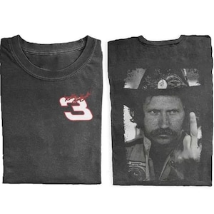 Racing Middle Finger T-shirt, 90s Nascar Shirt, Dale Earnhardt Tee, Dale Earnhardt, Racing Fan SweatShirt