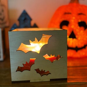 Candelabro de Halloween/Murciélago