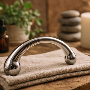 Massage Wand - Smooth Stainless Steel