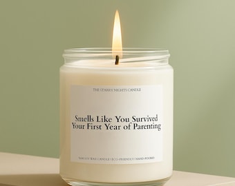 First Year of Parenting, Funny Gift for New Parents, Parents Gift, Surprise Gift For Parents, One Year Old Gift for Parents