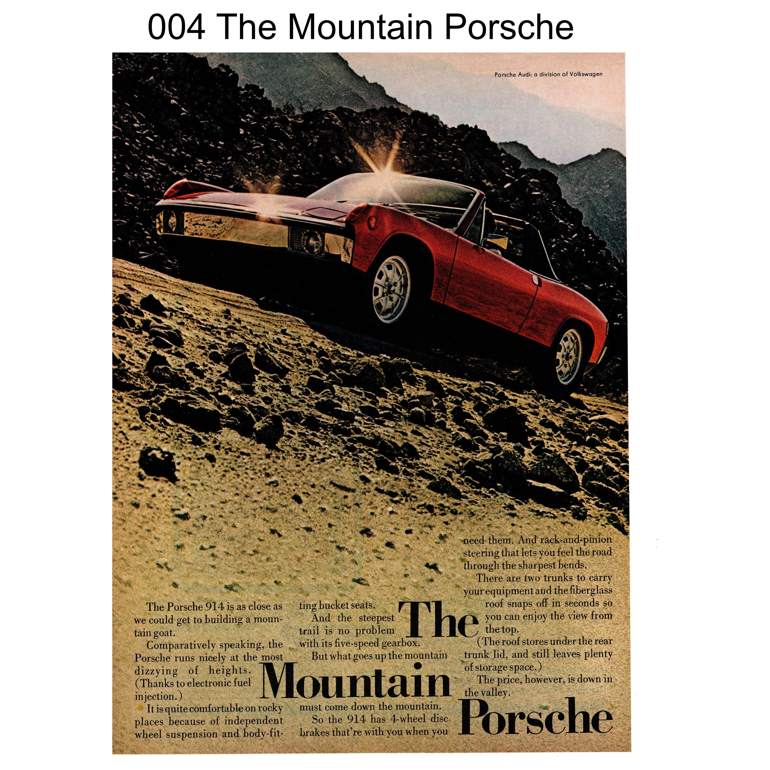 1970s Porsche 914 & 911 Ads | Vintage Magazine Ads | Classic Car