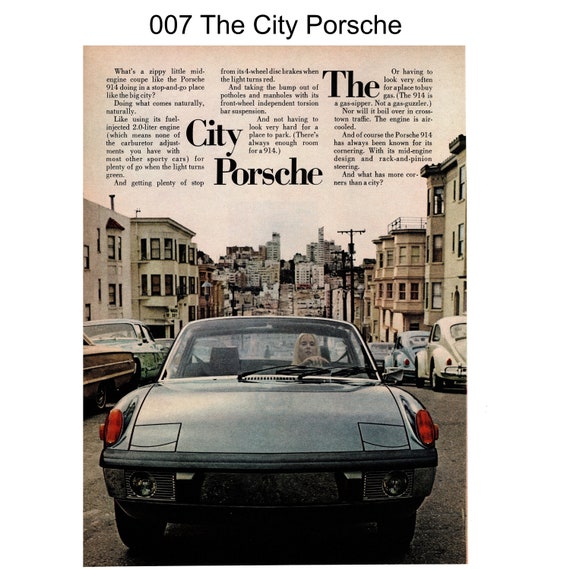 1970s Porsche 914 & 911 Ads | Vintage Magazine Ads | Classic Car
