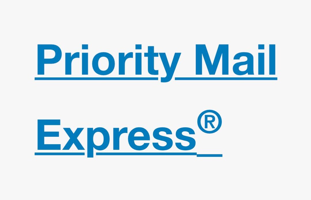 Priority Mail Express Shipping 1-2 Day Shipping - Etsy