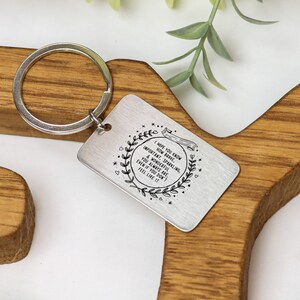 You are brave, important, & wonderful, Metal Keychain, Personalized Gifts, Valentines Day Gift, Birthday Gift, Unique Gift, Custom Keychain