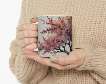 Cherry Blossom mug, Sakura mug, Japanese mug, Coffee mug, Gift