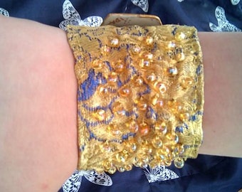 Crying Tears of Gold Like Lemonade Cuff