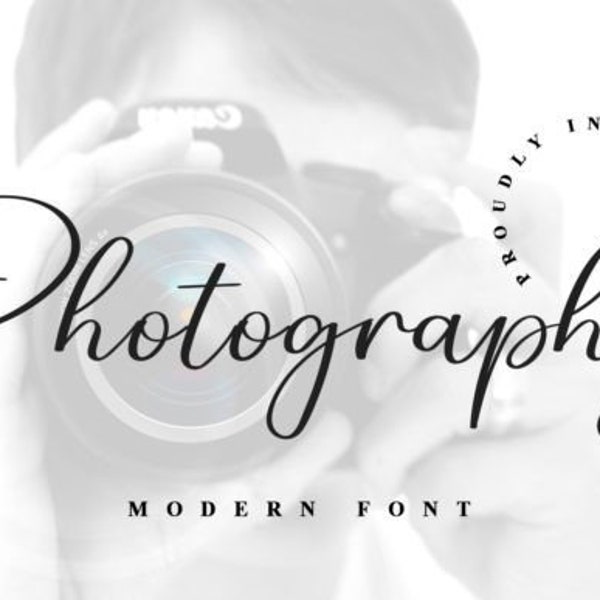 Photography Font, luxury font, handwritten font, modern font, wedding font, elegant font, typography font, design font, creative font, logo