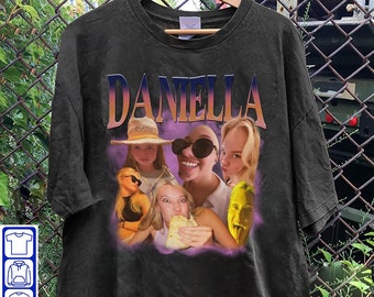 Danielia t-shirt with unique and unique humorous motifs for women