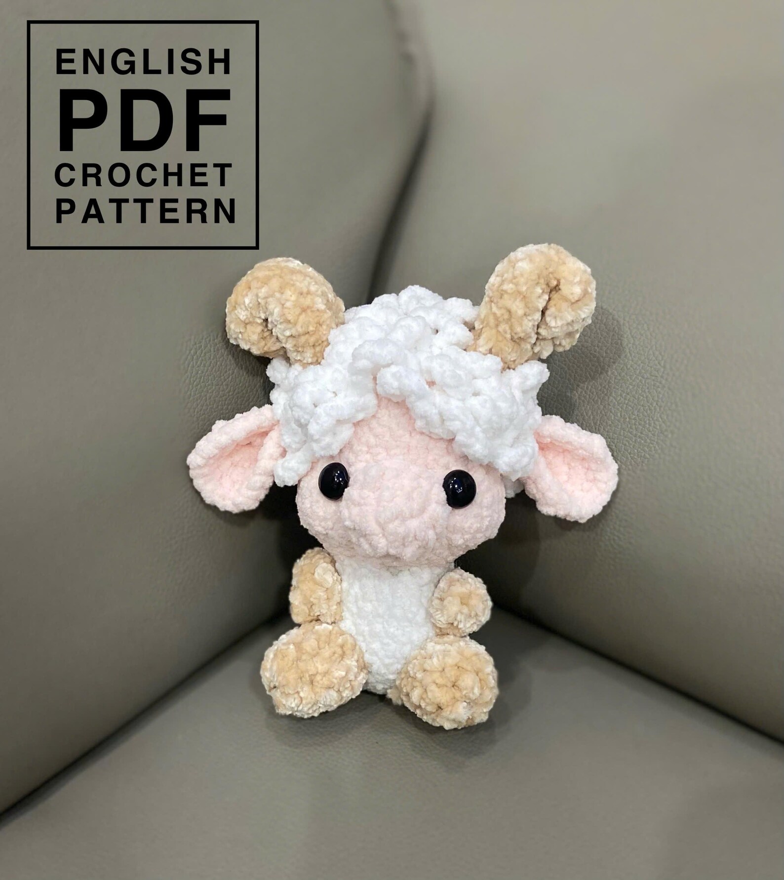 Sean Pattern Sean the Sheep Crochet Pattern, Cute Handmade Gift, Beginner Crochet ...