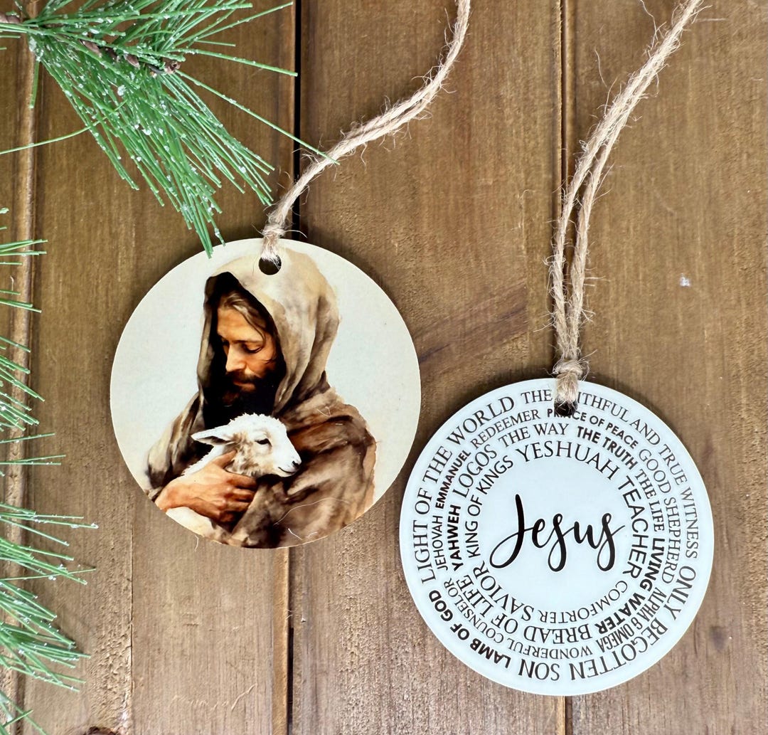 Bulk Ornament the Names of Christ Christmas Ornament | Perfect Gift for ...