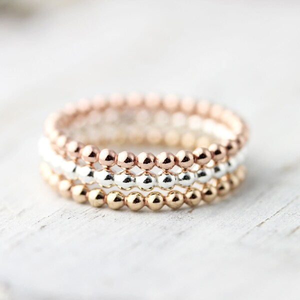 Stackable Ring Set - Etsy Canada
