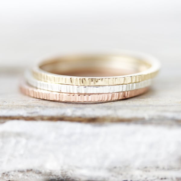 Stackable Rings - Etsy