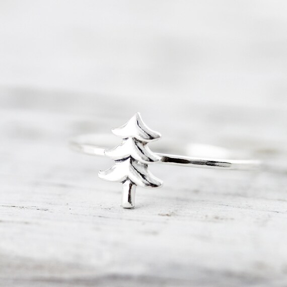 Sterling silver hotsell tree ring