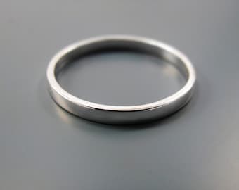 Simple - recycled sterling silver ring