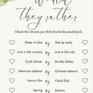 LGBTQ Bridal Shower Game, Lesbian Bridal Shower Games, Instant Download ...