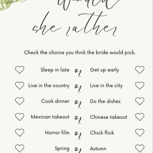 LGBTQ Bridal Shower Game, Lesbian Bridal Shower Games, Instant Download ...
