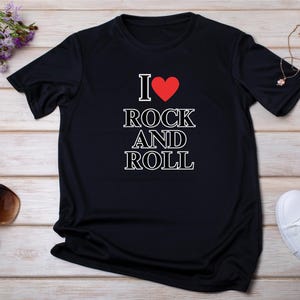 T-shirt rock and roll : cadeau pour mélomane