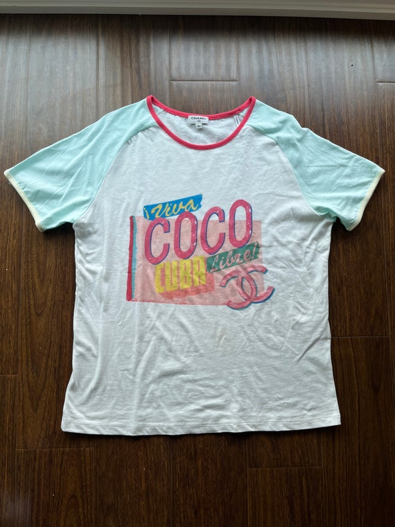 SALE: Rare Authentic CHANEL Viva Coco Cuba Libre T-shirt