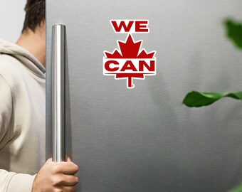Magnet "WE CAN with maple leaf" ©