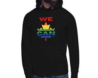 Sweat à capuche unisexe « WE CAN with maple leaf » © pride