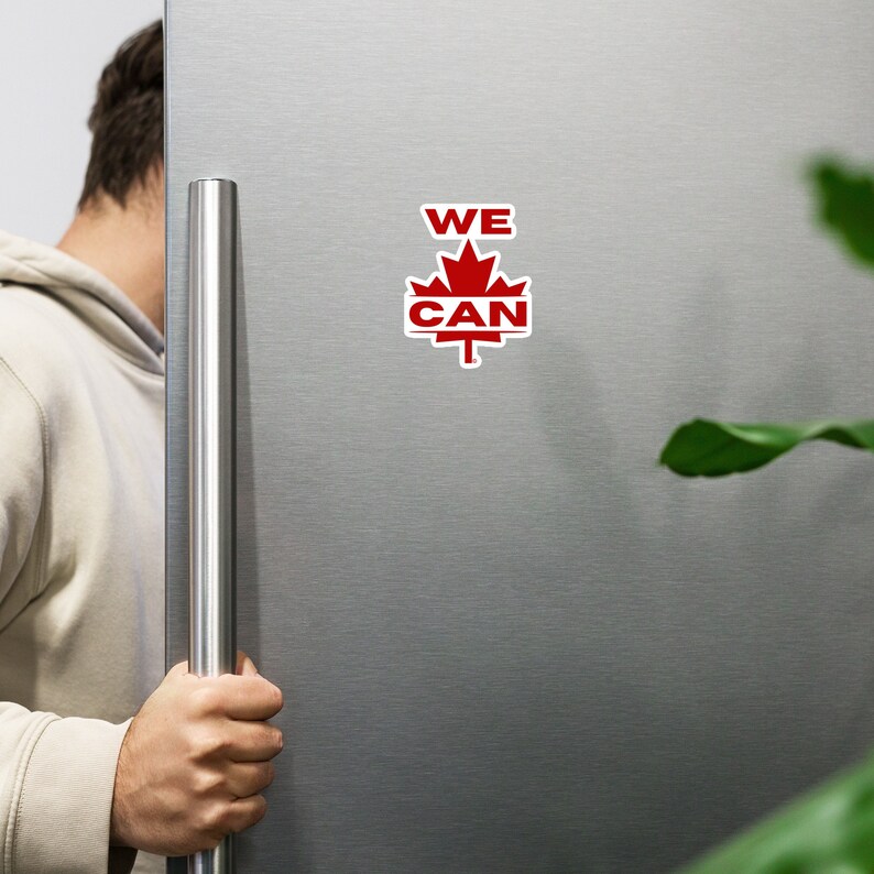 Magnet "WE CAN with maple leaf" ©