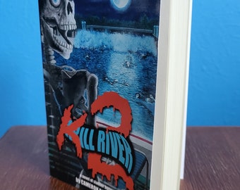 Kill River 2 Signed Paperback Book, signed by the author, Cameron Roubique, 80s slasher book, retro horror book, independent horror,