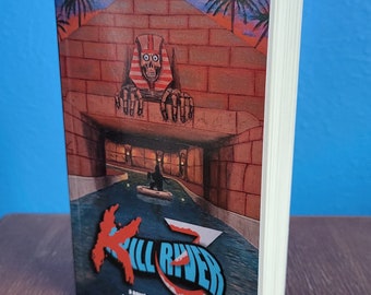 Kill River 3 Signed Paperback Book, signed by the author, Cameron Roubique, 80s slasher book, retro horror book, independent horror