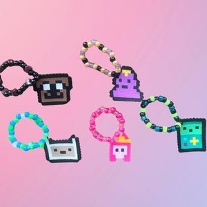 Adventure Time Perler-set / rave-accessoires / Kandi-armbanden / Perler-armbanden / festivalaccessoires