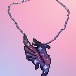 Illenium Perler necklace / custom necklace / rave accessories / festival accessories / rave jewelry / Kandi jewelry / Perler jewelry
