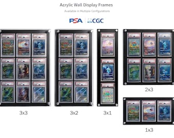 ポケモンカード PSA スラブ ディスプレイ フレーム - 3x3 - Etsy 日本