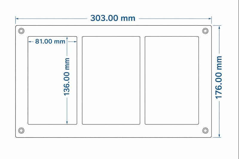 PSA/CGC Graded Card Premium Acrylic Display Case For: 9/6/3 Card