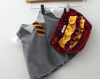 Wizard Student Costume - Shirt and Diaper Cover