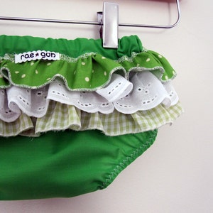 Cute Baby Diaper Cover Green Wrap around ruffle diaper covers Ruffle Bums  Baby  Toddler Girl bottoms