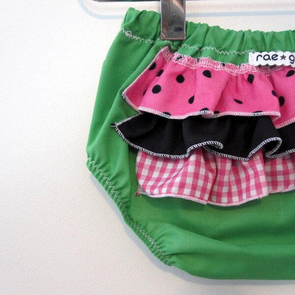 Watermelon - Bloomer- Ruffle diaper covers - Girl - Bottoms