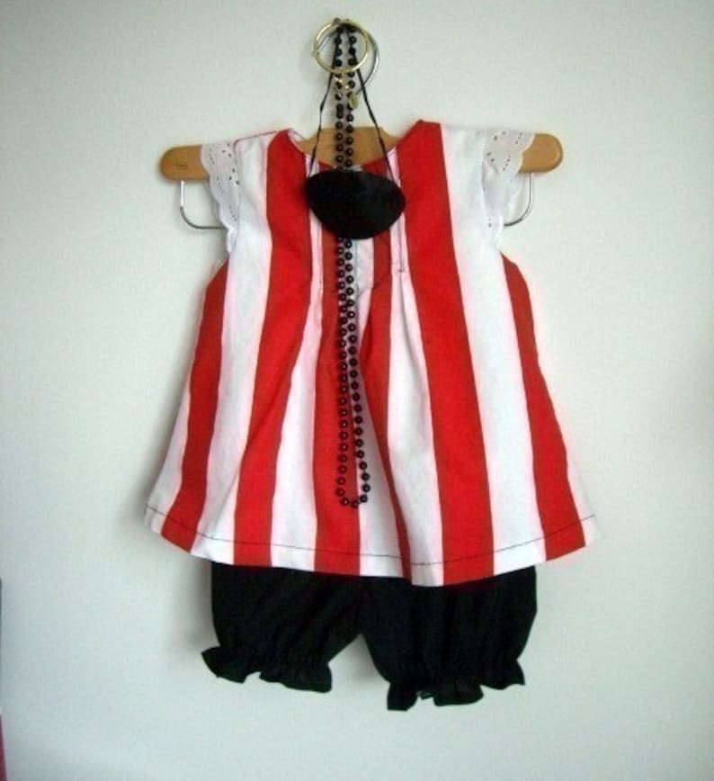Pirate Boy Vest Knickers and Sash Girl Pirate Costume image 3