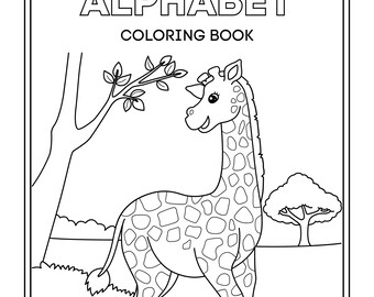 Alphabet + coloring book