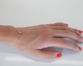 Infinity Bracelet  14k Gold Filled or Sterling Silver