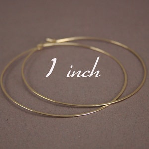 Gold Hoop earrings, 1 inch Gold Hoops, Small Gold Hoops, 14k Gold Filled Hoop Earrings, Hammered Hoops,