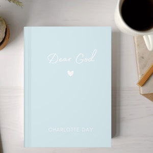 Personalized Prayer Journal For Women, Dear God Prayer Journal, Christian Gift Journal ,Religious Ladies Prayer Diary, Gift for Women