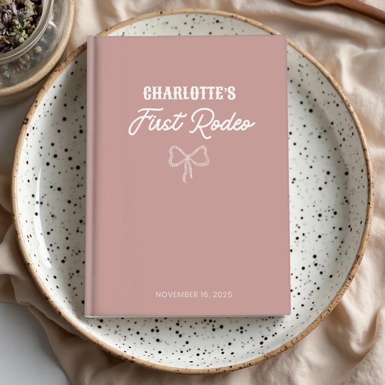 First Rodeo Birthday Guest Book Personalized Birthday Letters Book ...