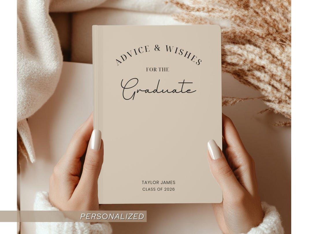 Graduation Message Book Personalized Graduation Guest Book Grad Party Book High School ...