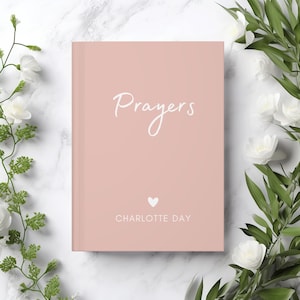 Personalized Prayer Journal For Women, Dear God Prayer Journal, Christian Gift Journal ,Religious Ladies Prayer Diary, Gift for Women