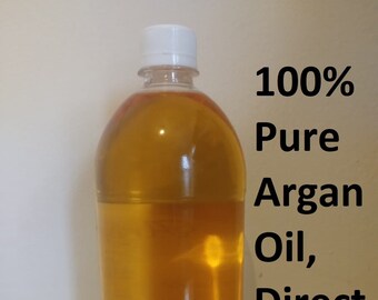 Argan Oil. From Moroccan Argan farm. 100% pure, organic & natural.