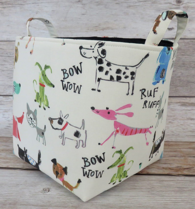 Fabric Organizer Bin Toy Storage Container Basket Colorful Etsy